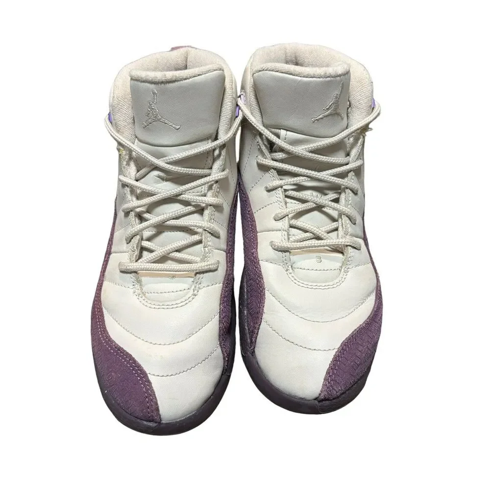 Nike‎ Air Jordan 12 XII GS GG Retro Purple White Desert Sand 510815-001 Size 3